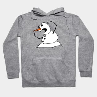 Rude Snowman Hoodie